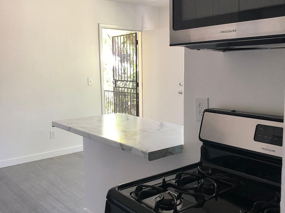 Stove and Built-in Microwave plus the island!