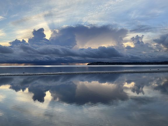 Reflective Clouds from front patio