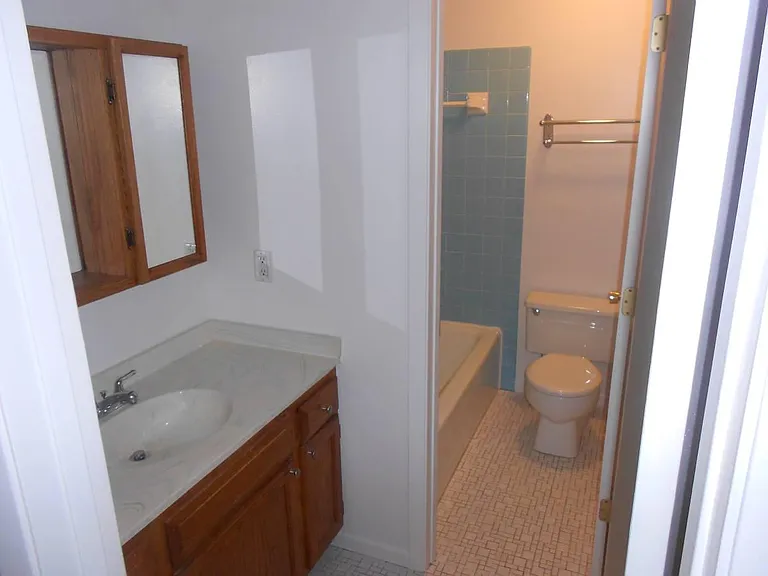 Full bath upstairs powder room on first floor