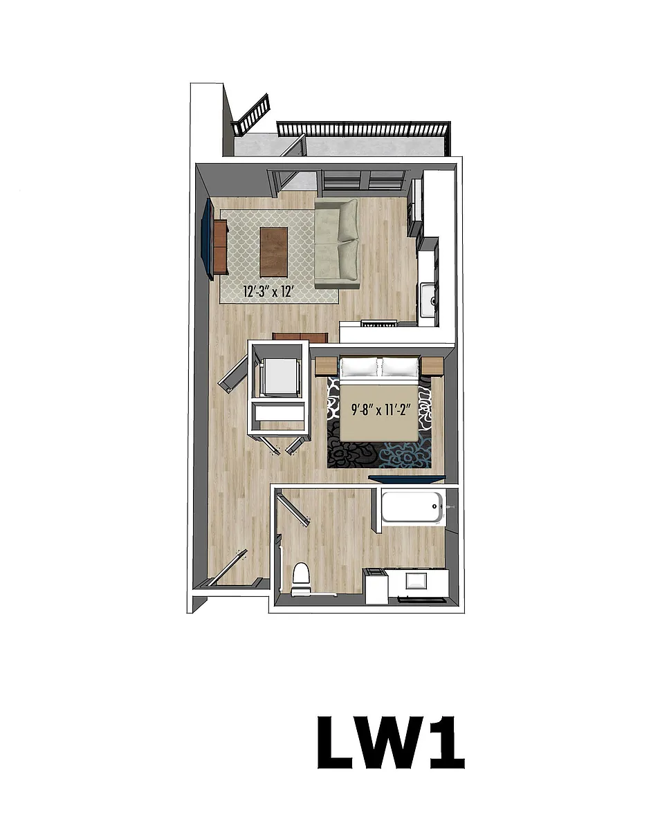 Floor plan Rose | LW