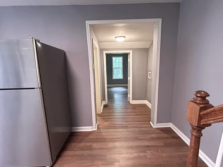 Entry to 2nd Bedroom and the 2nd Full Bathroom on the main floor, washer dryer hook up