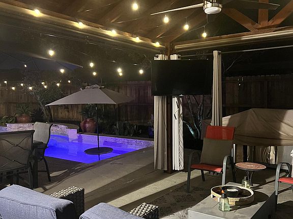 Backyard view from the Gazebo