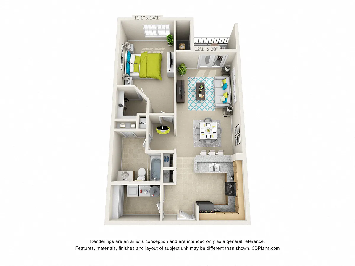 Floor plan The Greene