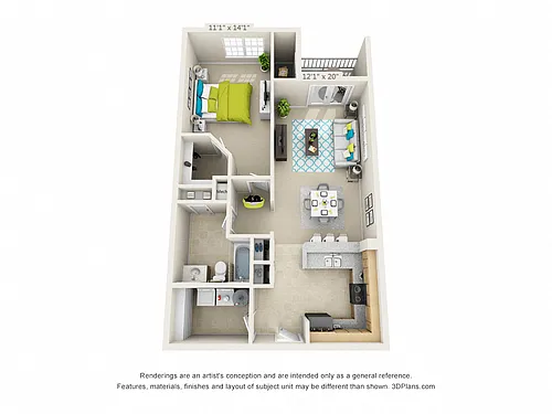 Floor plan The Greene