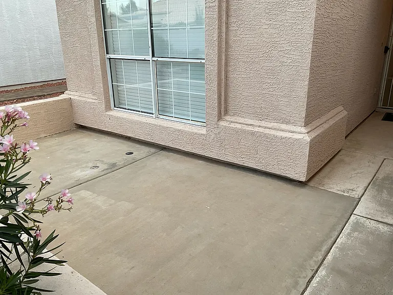 Front patio area