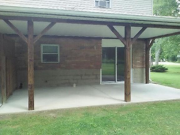 Back patio off kitchen