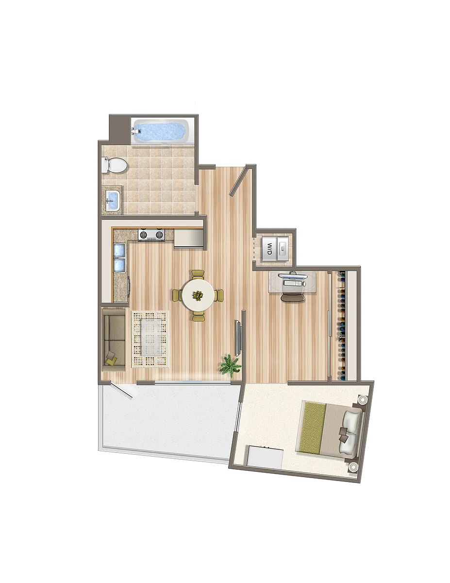 Floor plan Seaside II - A5