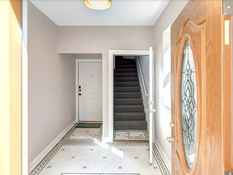 Secured-access building lobby for easy package pickup and peace of mind