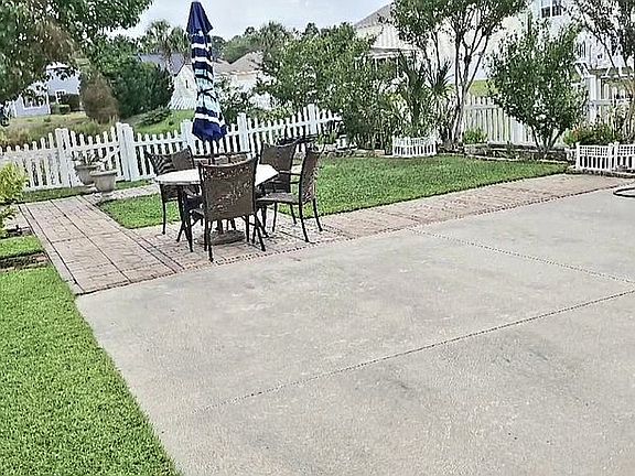 fenced in all around