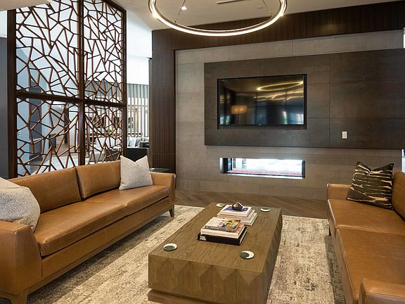 Resident Media Room and Lounge Areas