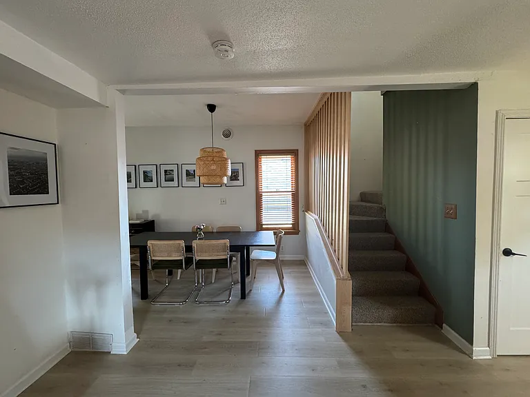 Dining area and staircase
