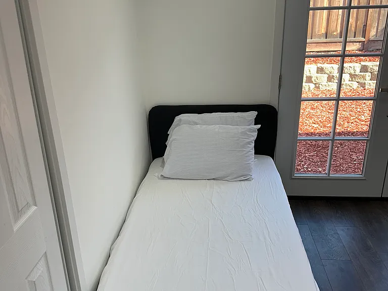 Comfortable bed with 8 inch foam mattress for a perfect nights sleep.
