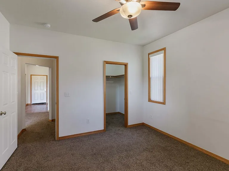Master Bedroom and walk in closet.