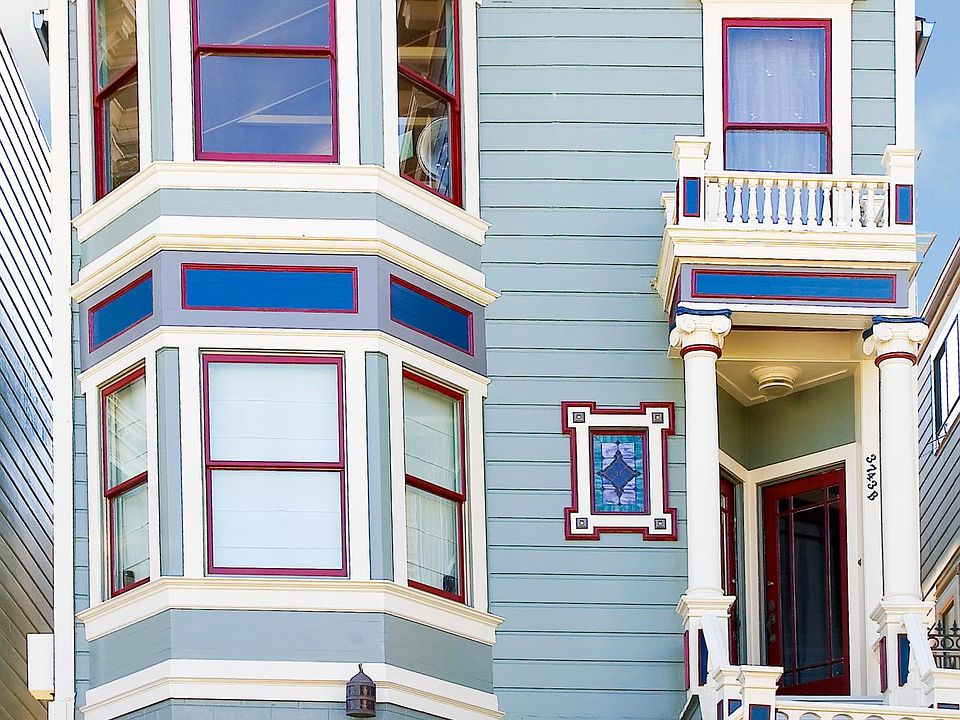 Two-story Victorian built in 1865.