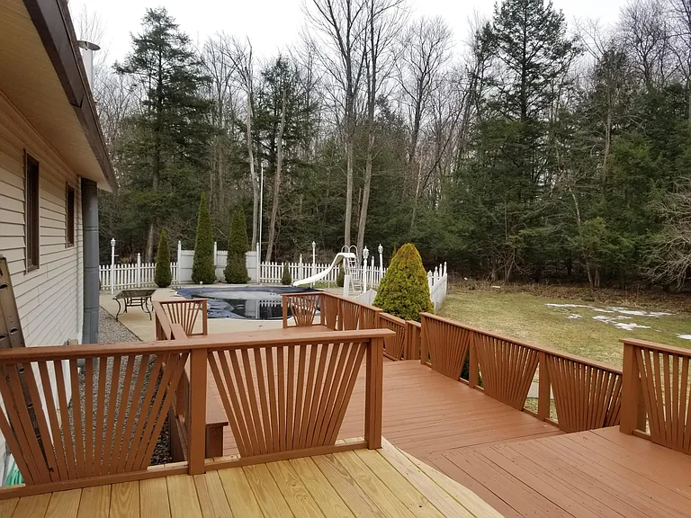 4 Tiered Deck with swimming pool
