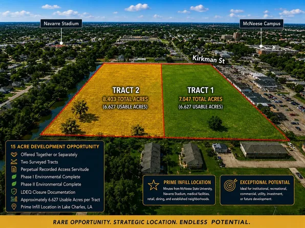 Kirkman St Tract 2, Lake Charles, LA 70607