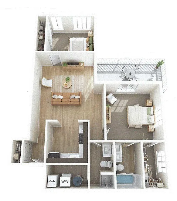 Floor plan 2B
