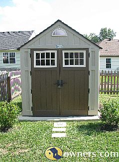 Storage Shed in Backyard