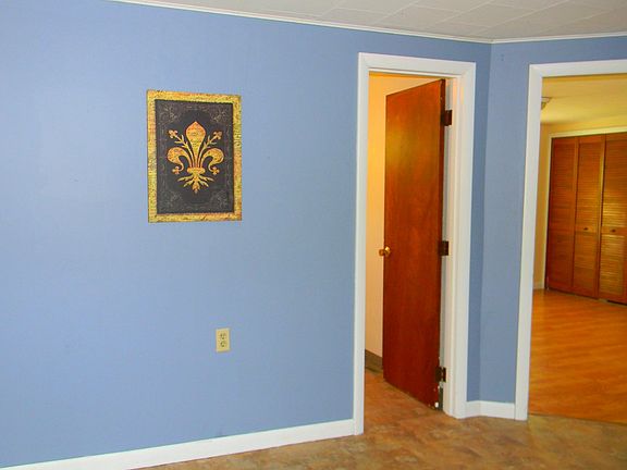View from kitchen to living 