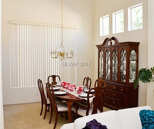 Formal Dining with vaulted celing