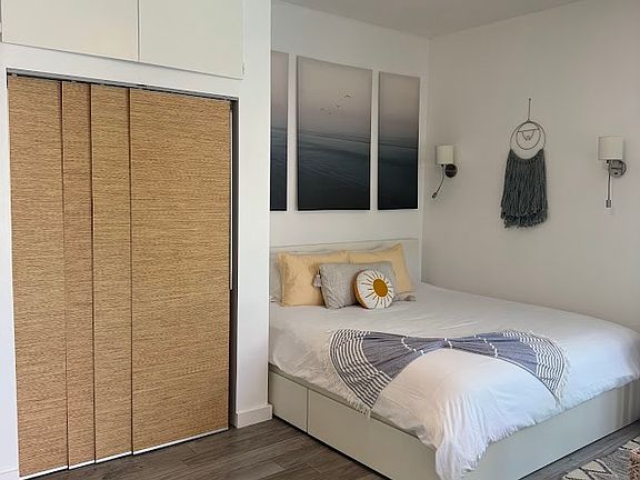 huge closet with storage above