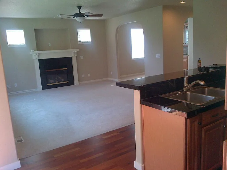 View from Kitchen to Living room