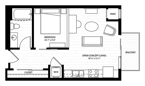 Floor plan Helsinki 1