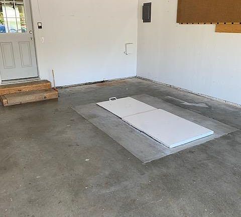 Storm shelter in garage