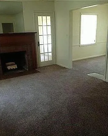 Living room to dining room view