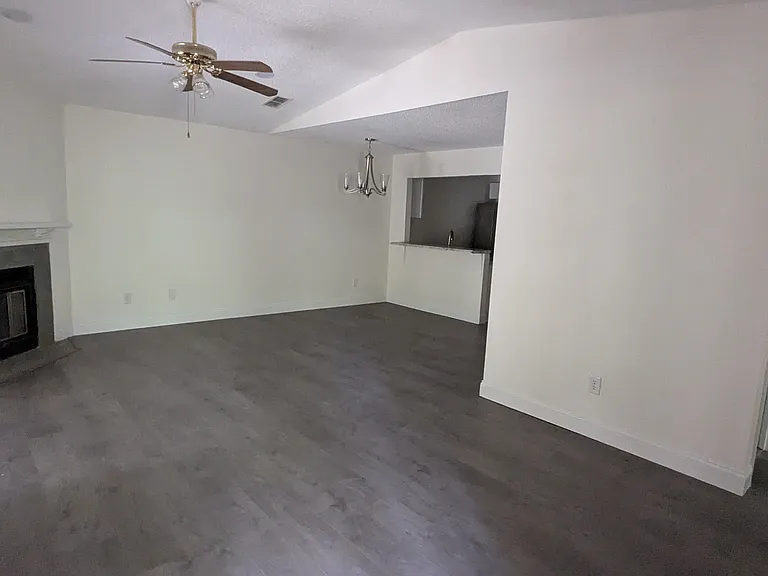 Living Room Dining Room View