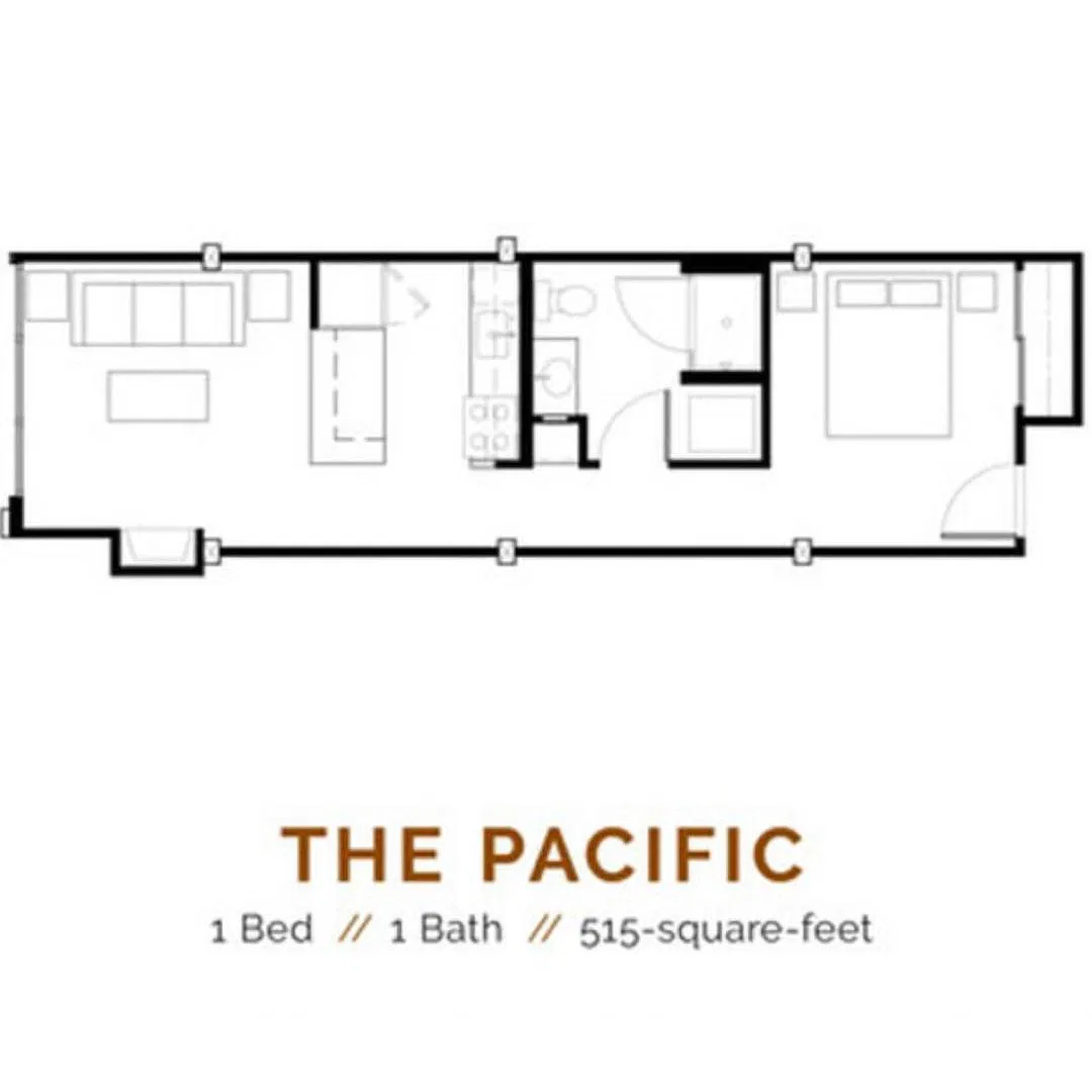 Floor plan Pacific