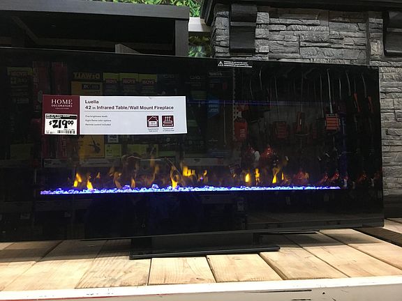 New electric fireplace in livingroom