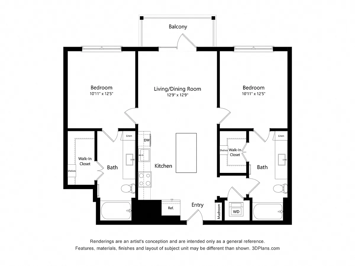 Floor plan TY.B1.1