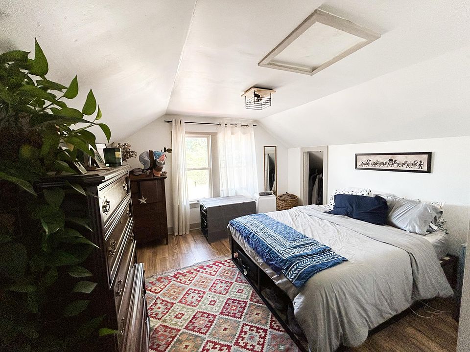 Bedroom with two closets