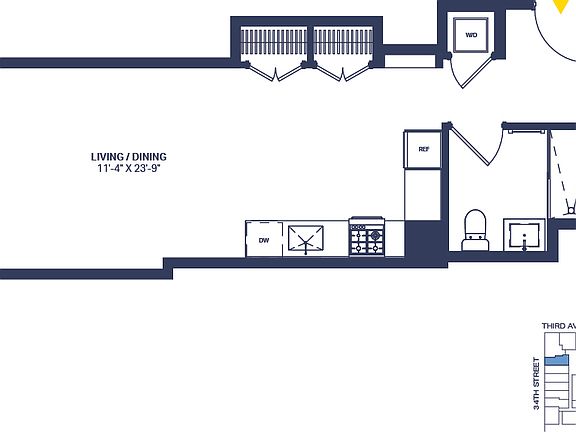 2nd image of 509 3rd Ave #9D