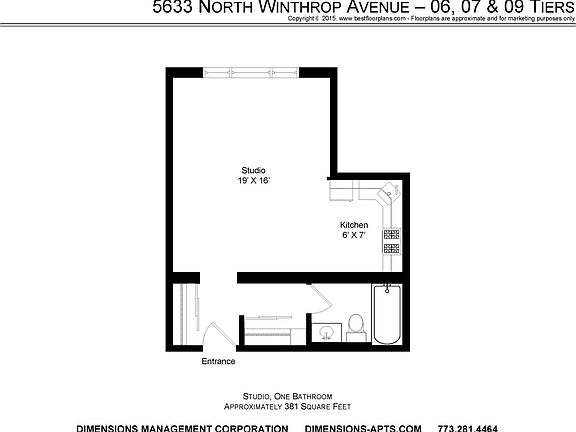 2nd image of 5633 N Winthrop Ave APT 409