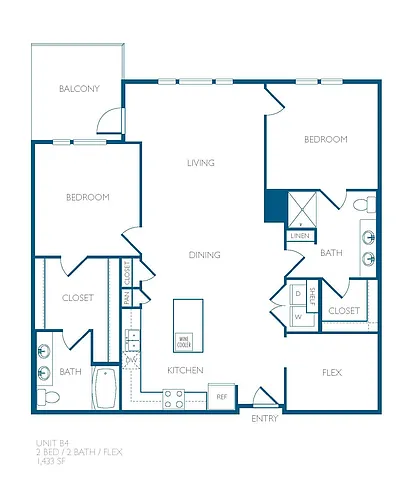 Floor plan B4