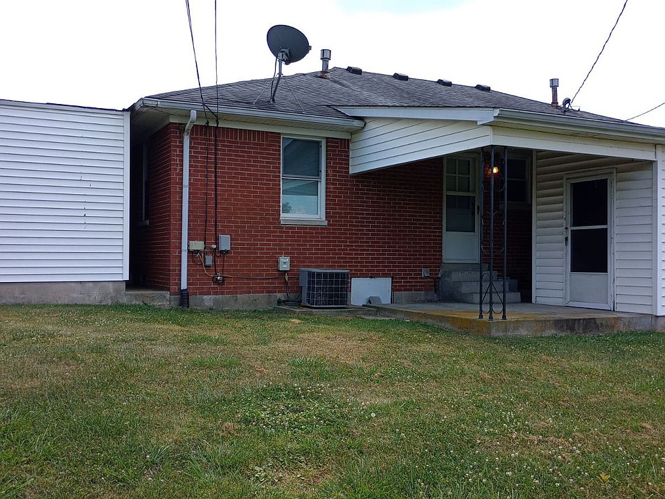Large yard with storage shed