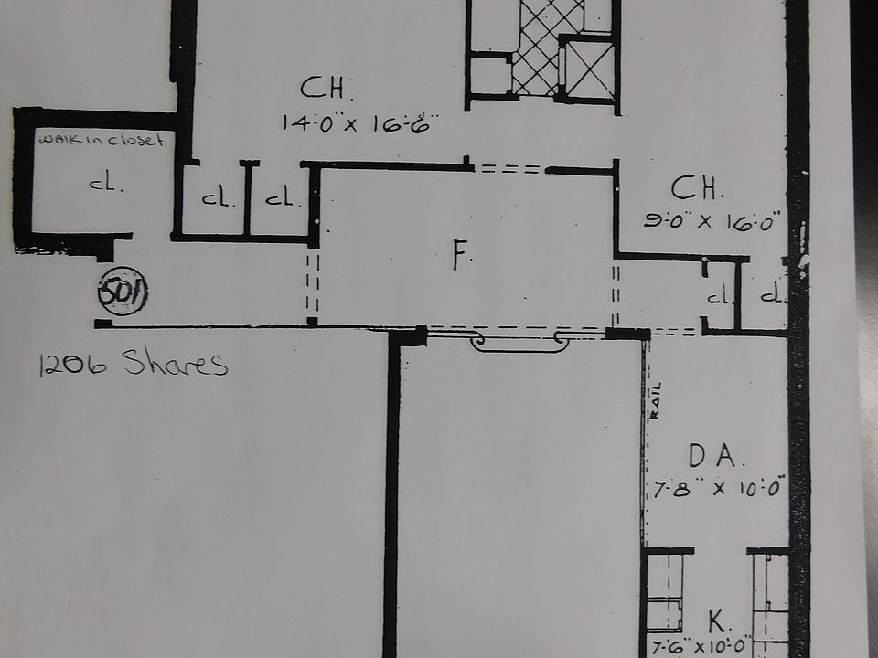 floor plan apt. 501