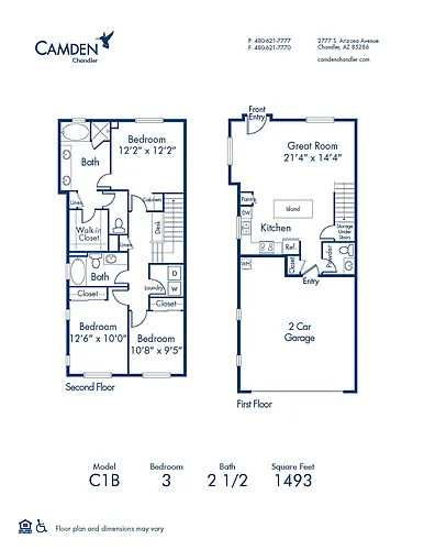 Floor plan C1B