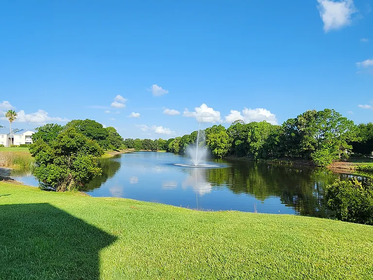 Take a moment to stop and enjoy the serene beauty of our lake _ the perfect place to relax and unwind.