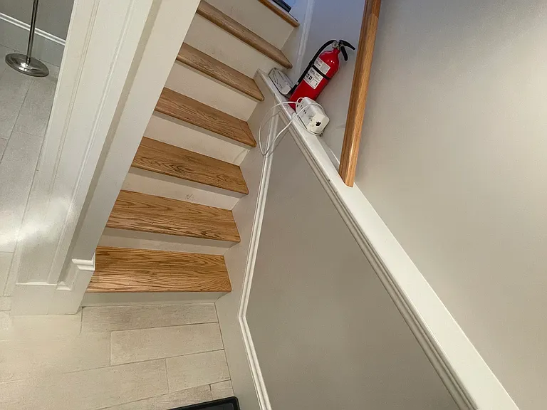 Stairs to outside door