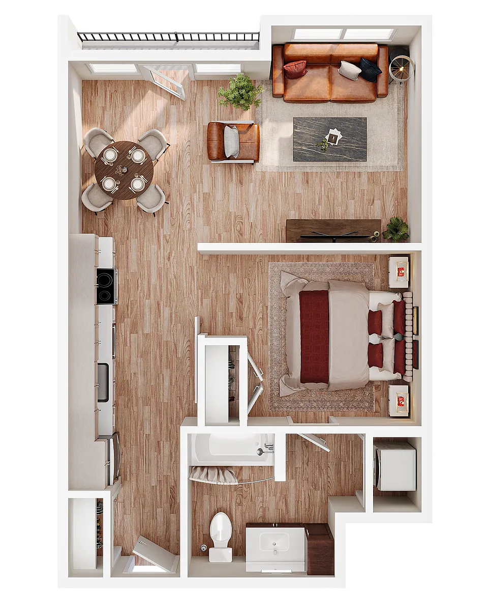 Floor plan 1UF
