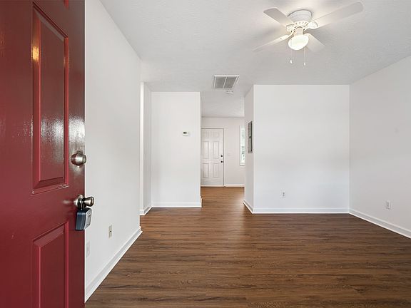 Living room and front entrance