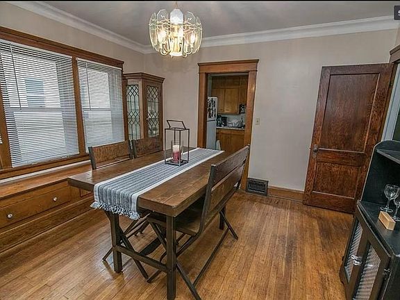 A previous tenant's dining room