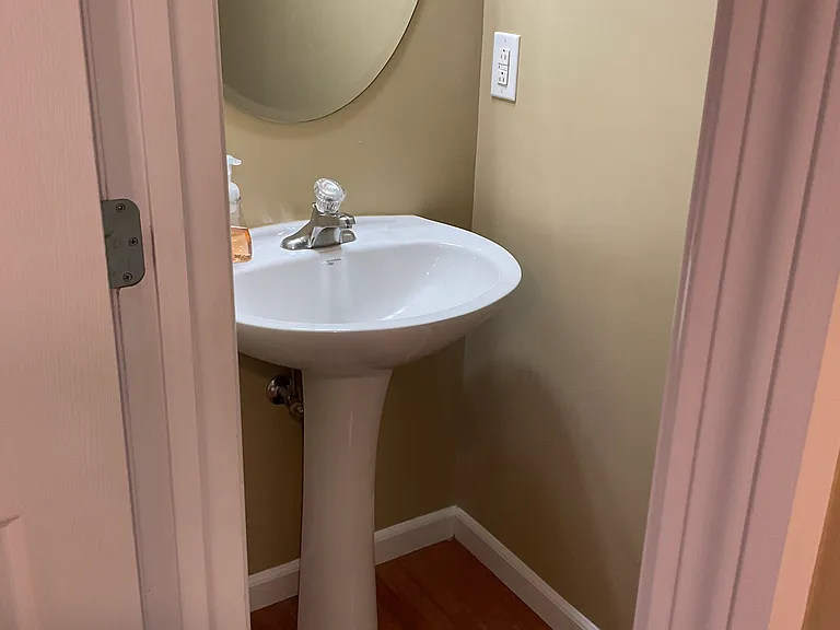 Half bath on main floor