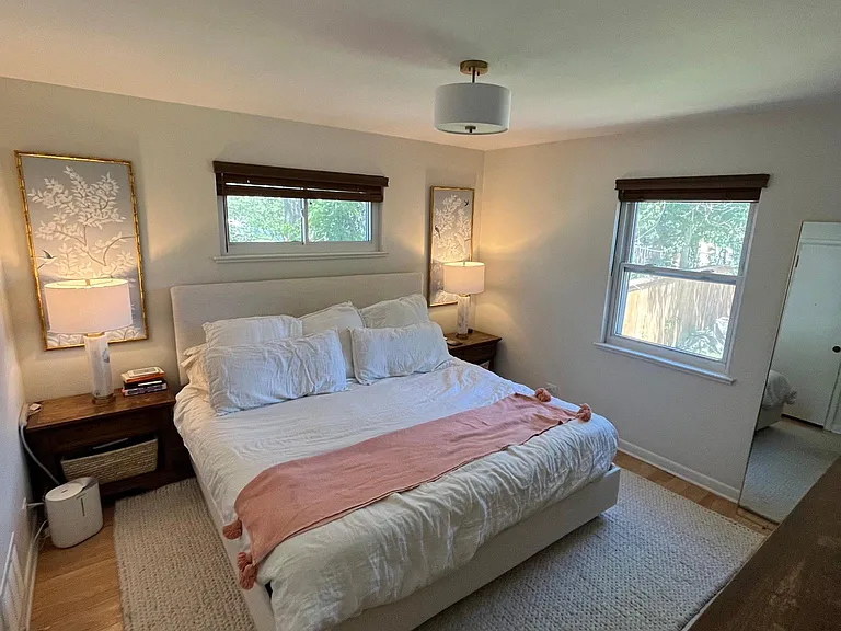 Main floor bedroom #1 with 2 closets. Can fit a king sized bed plus additional furniture