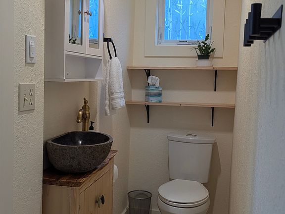 Completely new bathroom with a walk-in shower.