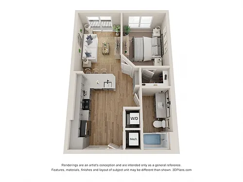 Floor plan A1A
