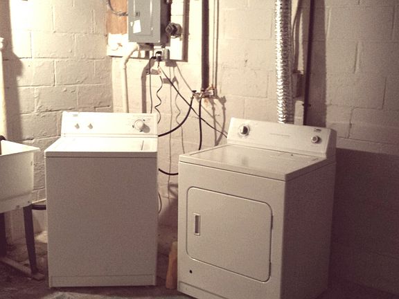 In Suite Laundry in Large Basement